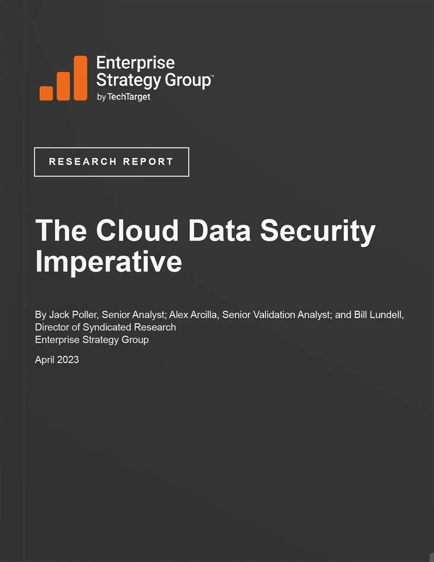Fortanix_ESG Research Report_Cloud Data Security Imperative_coverimg