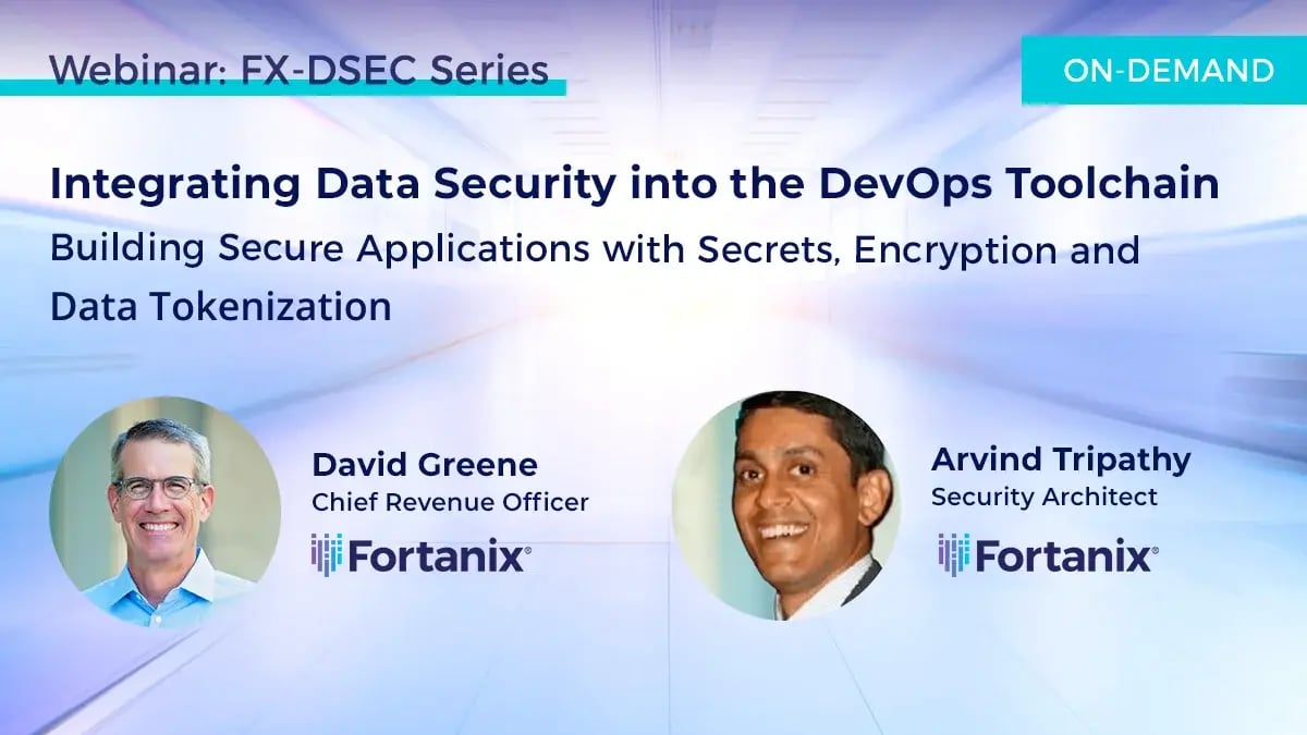 Integrating Data Security into the DevSecOps Toolchain